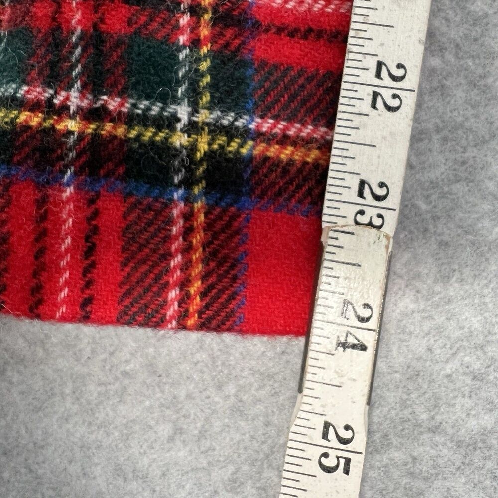 Talbots Red Tartan Plaid Blazer 16 Christmas Holiday Wool Blend Work Classic - Picture 14 of 16